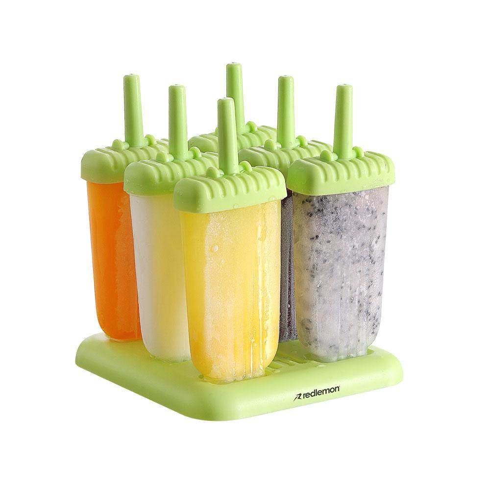 Juego de moldes para paletas – Paquete de 6 moldes reutilizables para  paletas de hielo sin BPA, molde para paletas de hielo, molde para paletas  de