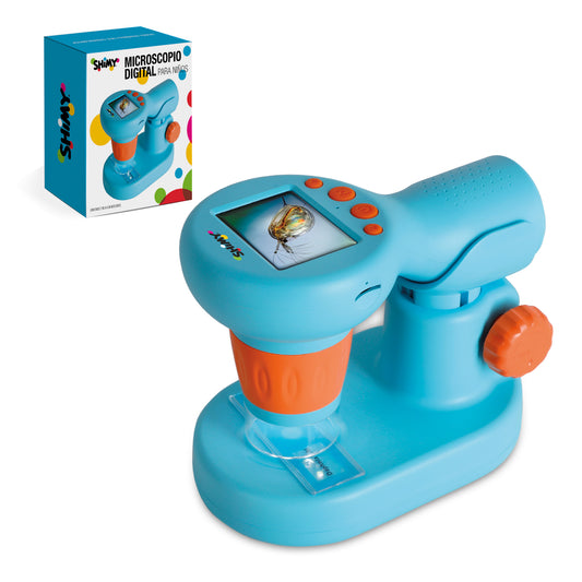 Microscopio Digital para Niños 800x 3 en 1 con Cámara y Telescopio