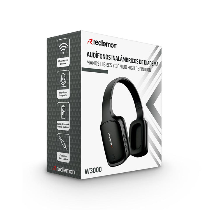 Audífonos de Diadema Bluetooth Spectra IBT 19 On ear Inalámbricos Entrada  3.5 mm Negro