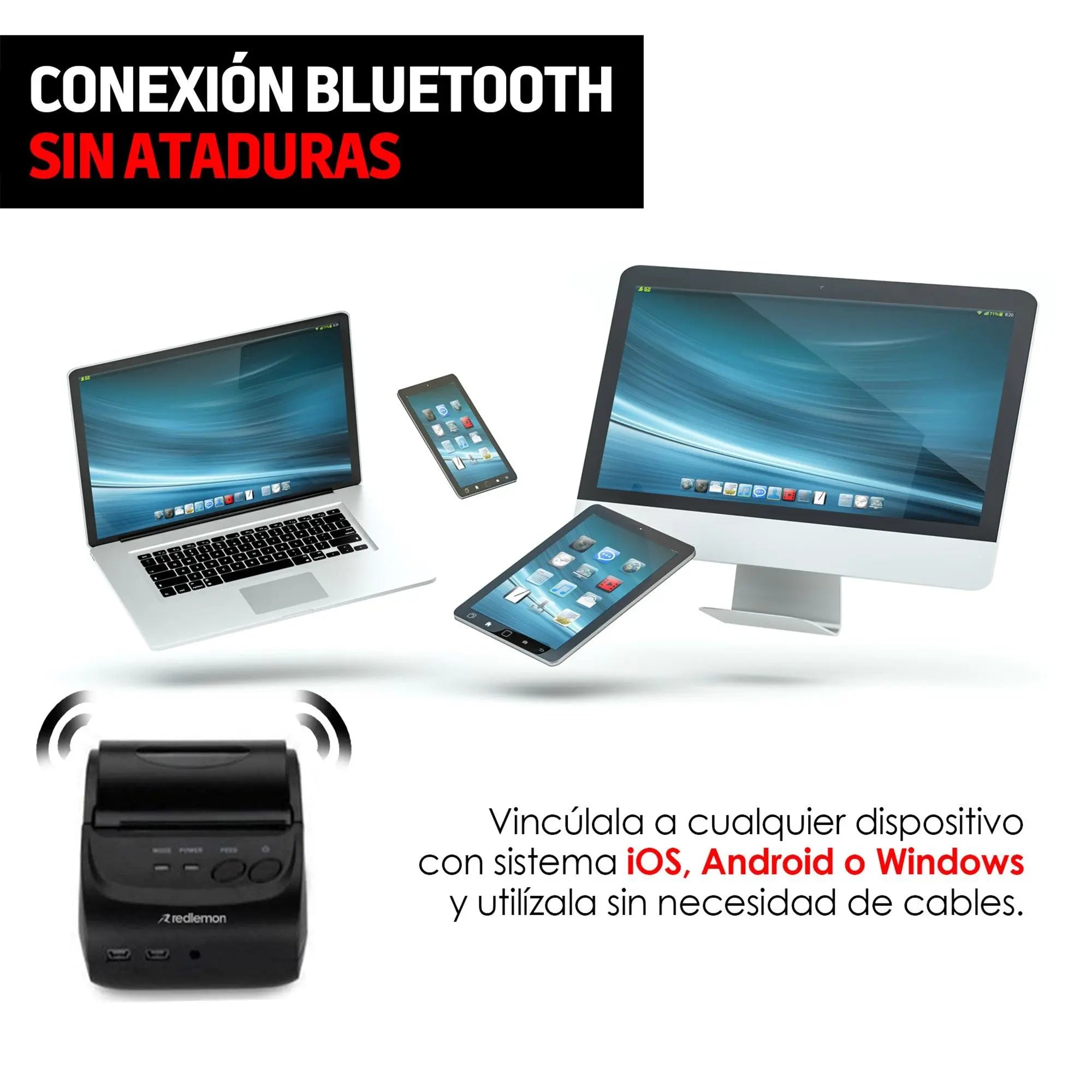 Impresora mini Térmica Portátil con Bluetooth – EL BAZAR MEXICANO
