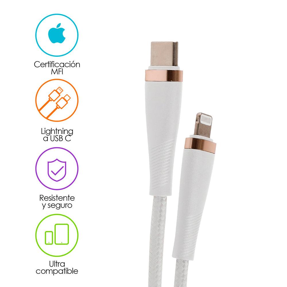 Cable para iPhone Lightning a USB C con Certificado MFI - Redlemon