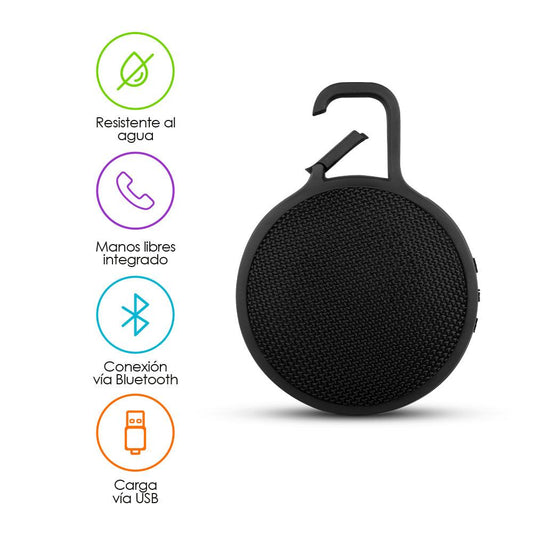 Bocina Bluetooth Para Exteriores Contra Agua Portátil - Redlemon