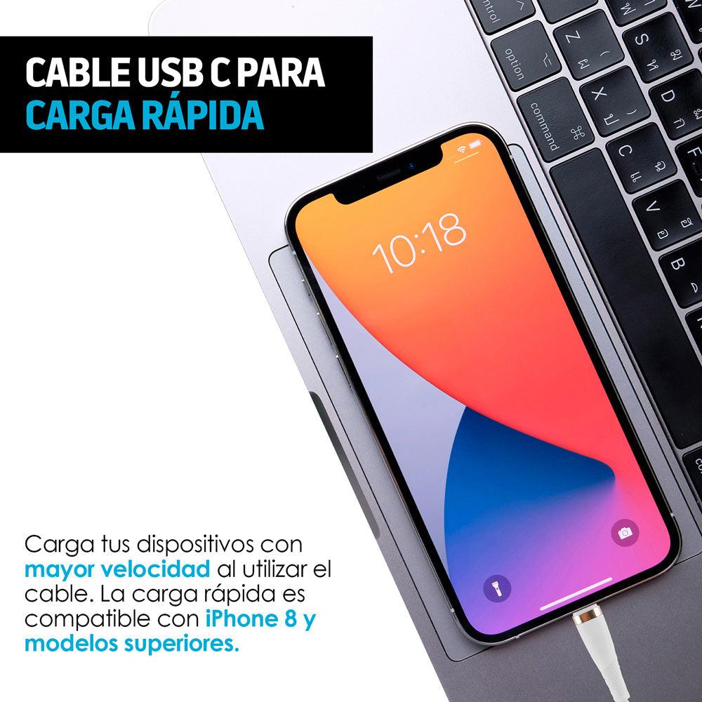 Cable para iPhone Lightning a USB C con Certificado MFI - Redlemon